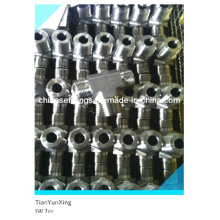 Cutting Ring Fittings Stainless Steel Socket Weld Tee